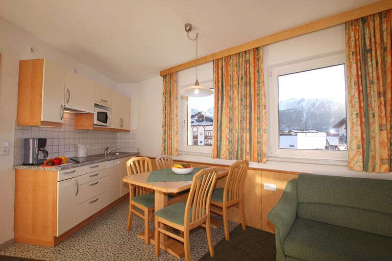  Living room in apartment 3 in the Landhaus Schwarz in Serfaus