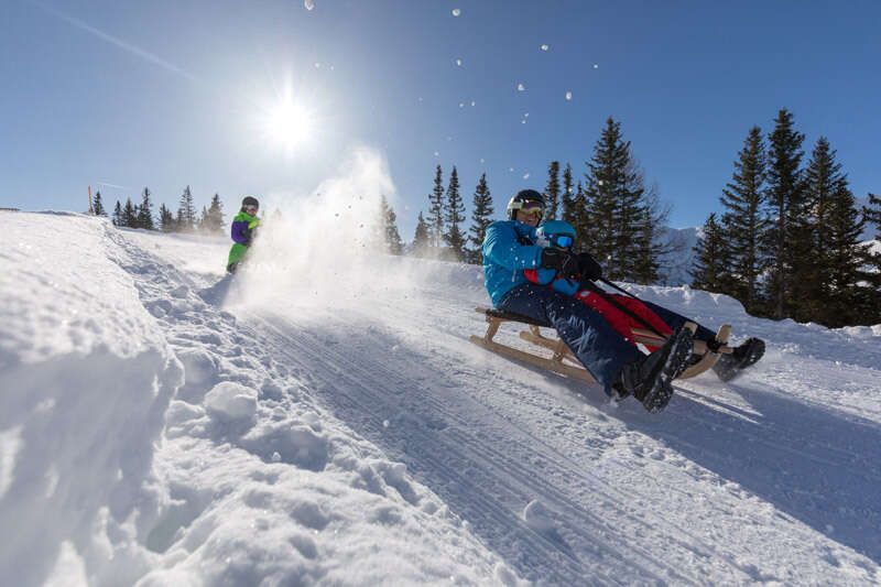  Tobogganing in Serfaus