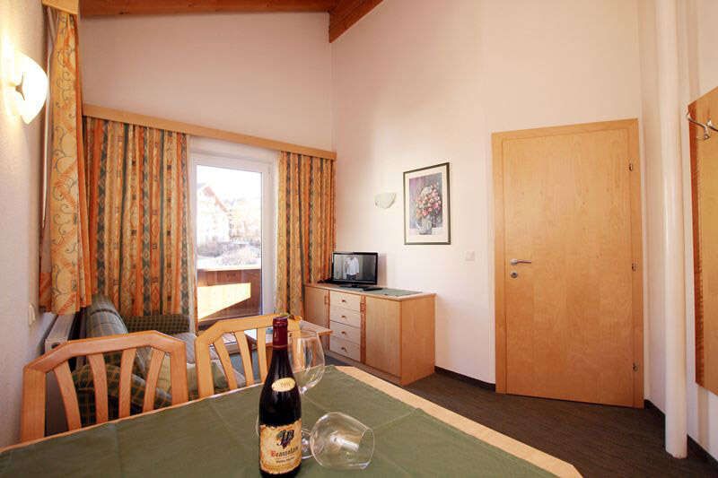 Living room in apartment 2 in the Landhaus Schwarz